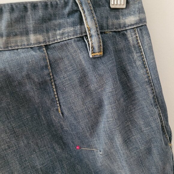 Y2K Made in Italy Pleated Miss Sixty Low Rise Jeans-Size 28* READ CAPTION - Picture 10 of 12